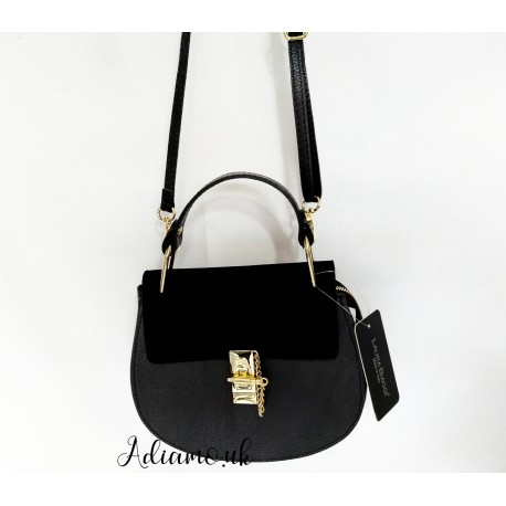 Laura Biaggi Black Bag With Shoulder Strap