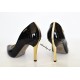 Black & Gold High Heels